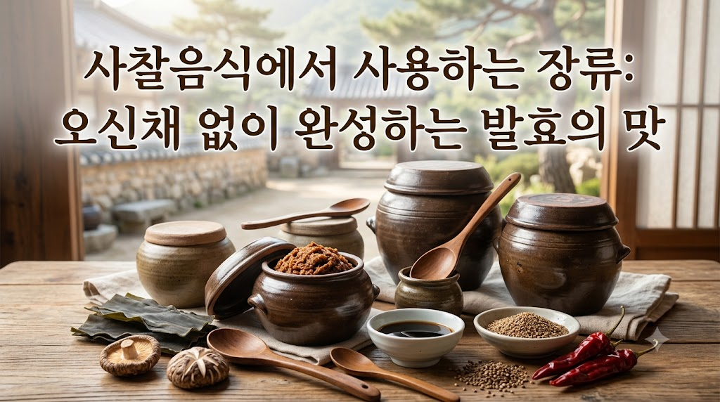 사찰음식에 사용하는 장 썸네일