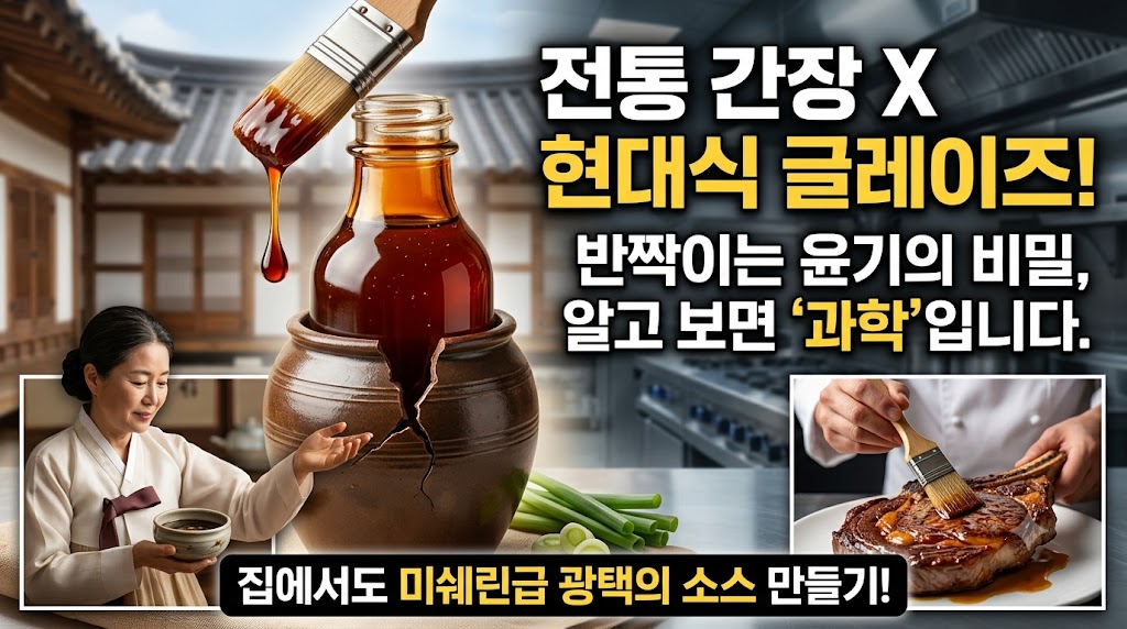 전통 간장으로 만드는 현대식 글레이즈 소스 레시피 개발 썸네일