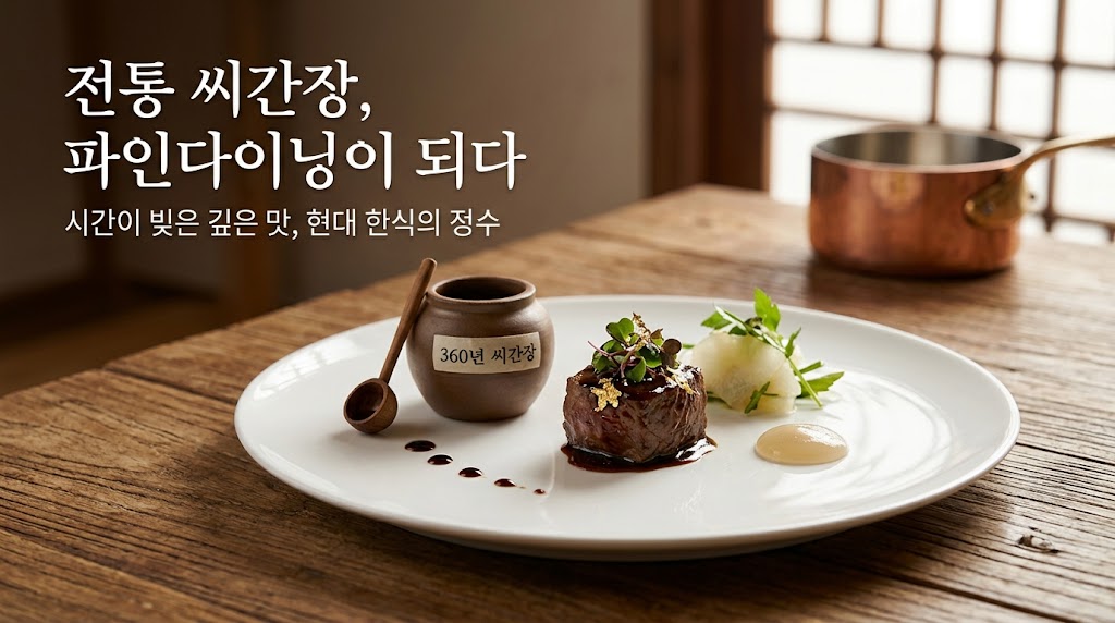 전통 씨간장을 활용한 현대 한식 레스토랑의 파인다이닝 접근 썸네일